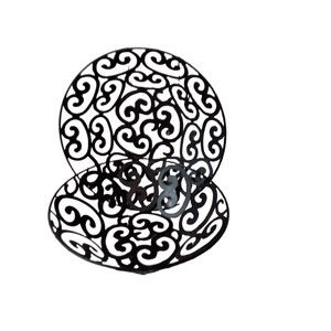 Beautiful Decorative Black Baskets Set Of 2‎ Heavy Duty Multi-use